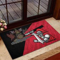 Custom Trinidad and Tobago Cricket Knight Riders Rubber Doormat Go Trinbago