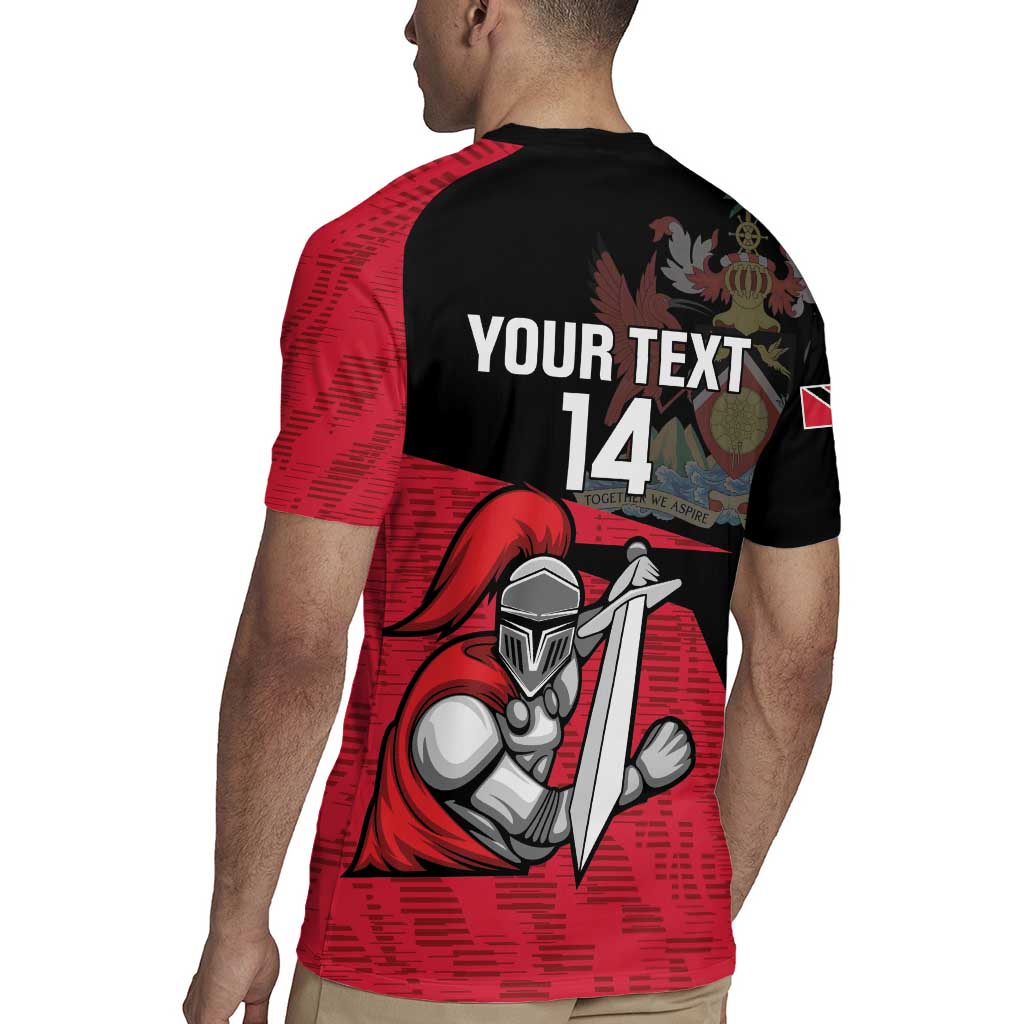 Custom Trinidad and Tobago Cricket Knight Riders Rugby Jersey Go Trinbago