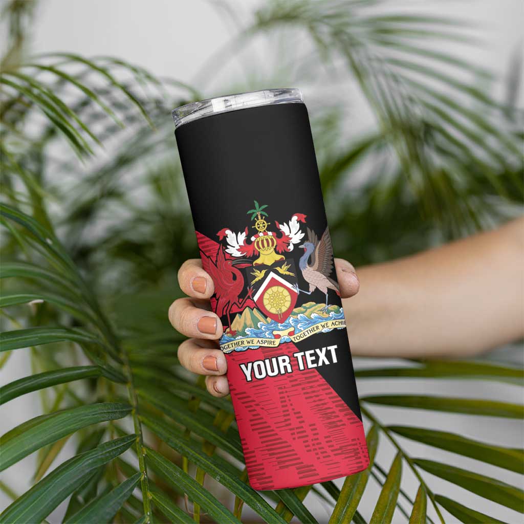 Custom Trinidad and Tobago Cricket Knight Riders Skinny Tumbler Go Trinbago