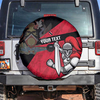 Custom Trinidad and Tobago Cricket Knight Riders Spare Tire Cover Go Trinbago