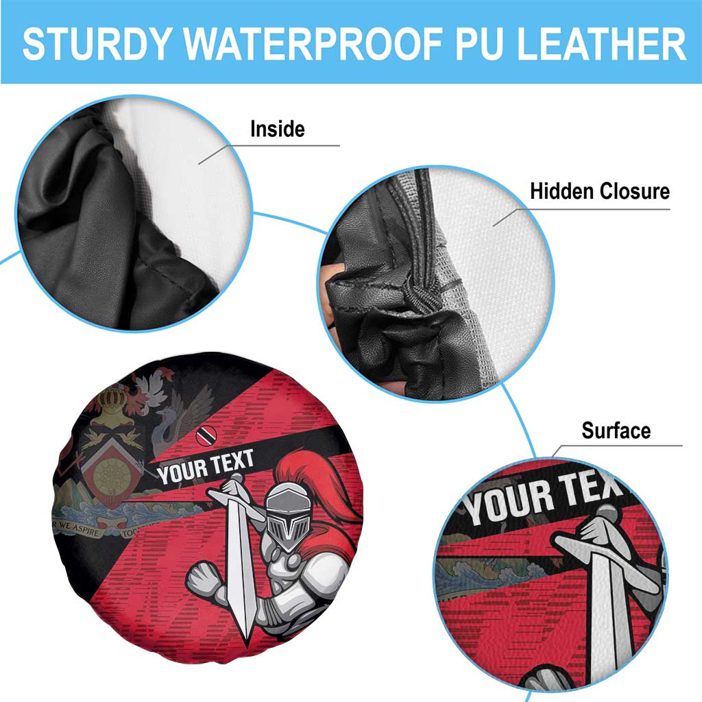 Custom Trinidad and Tobago Cricket Knight Riders Spare Tire Cover Go Trinbago