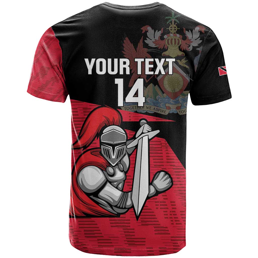 Custom Trinidad and Tobago Cricket Knight Riders T Shirt Go Trinbago