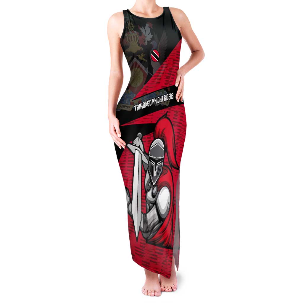 Custom Trinidad and Tobago Cricket Knight Riders Tank Maxi Dress Go Trinbago