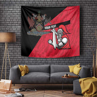 Custom Trinidad and Tobago Cricket Knight Riders Tapestry Go Trinbago