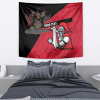 Custom Trinidad and Tobago Cricket Knight Riders Tapestry Go Trinbago