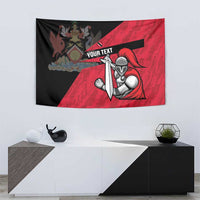 Custom Trinidad and Tobago Cricket Knight Riders Tapestry Go Trinbago