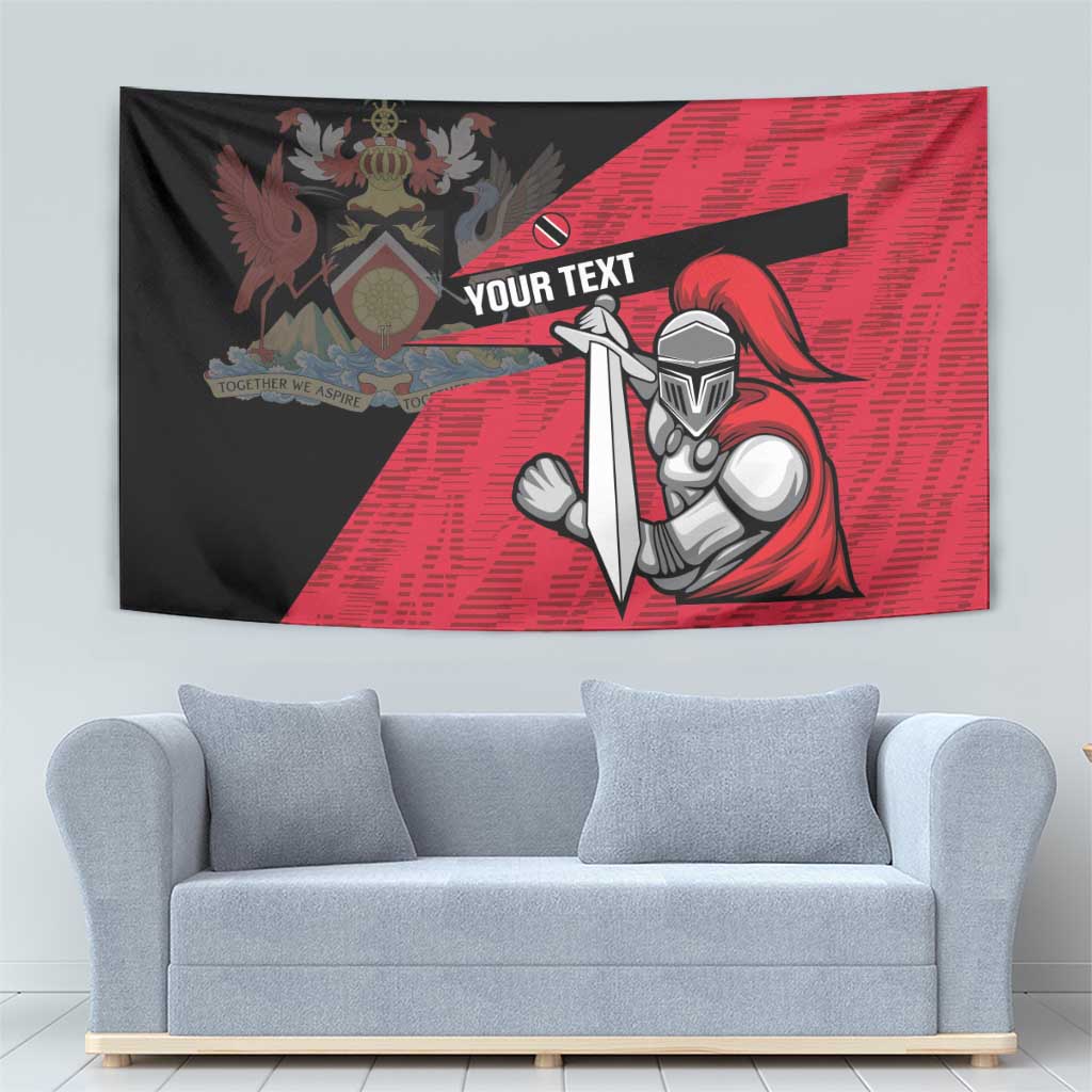 Custom Trinidad and Tobago Cricket Knight Riders Tapestry Go Trinbago