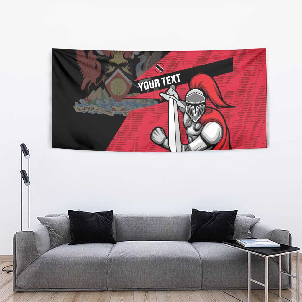 Custom Trinidad and Tobago Cricket Knight Riders Tapestry Go Trinbago