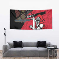 Custom Trinidad and Tobago Cricket Knight Riders Tapestry Go Trinbago