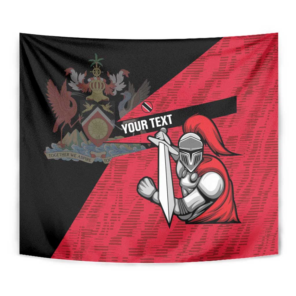 Custom Trinidad and Tobago Cricket Knight Riders Tapestry Go Trinbago