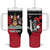 Custom Trinidad and Tobago Cricket Knight Riders Tumbler With Handle Go Trinbago