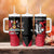 Custom Trinidad and Tobago Cricket Knight Riders Tumbler With Handle Go Trinbago