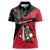 Custom Trinidad and Tobago Cricket Knight Riders Women Polo Shirt Go Trinbago