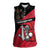 Custom Trinidad and Tobago Cricket Knight Riders Women Sleeveless Polo Shirt Go Trinbago