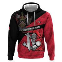 Custom Trinidad and Tobago Cricket Knight Riders Zip Hoodie Go Trinbago