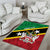 Custom Saint Kitts and Nevis Cricket Area Rug Go Champions Patriots