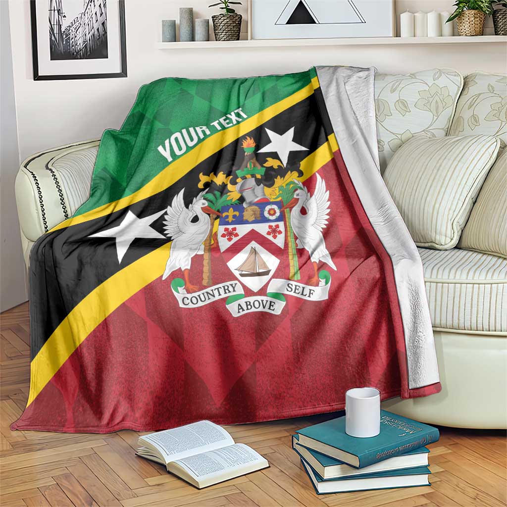 Custom Saint Kitts and Nevis Cricket Blanket Go Champions Patriots