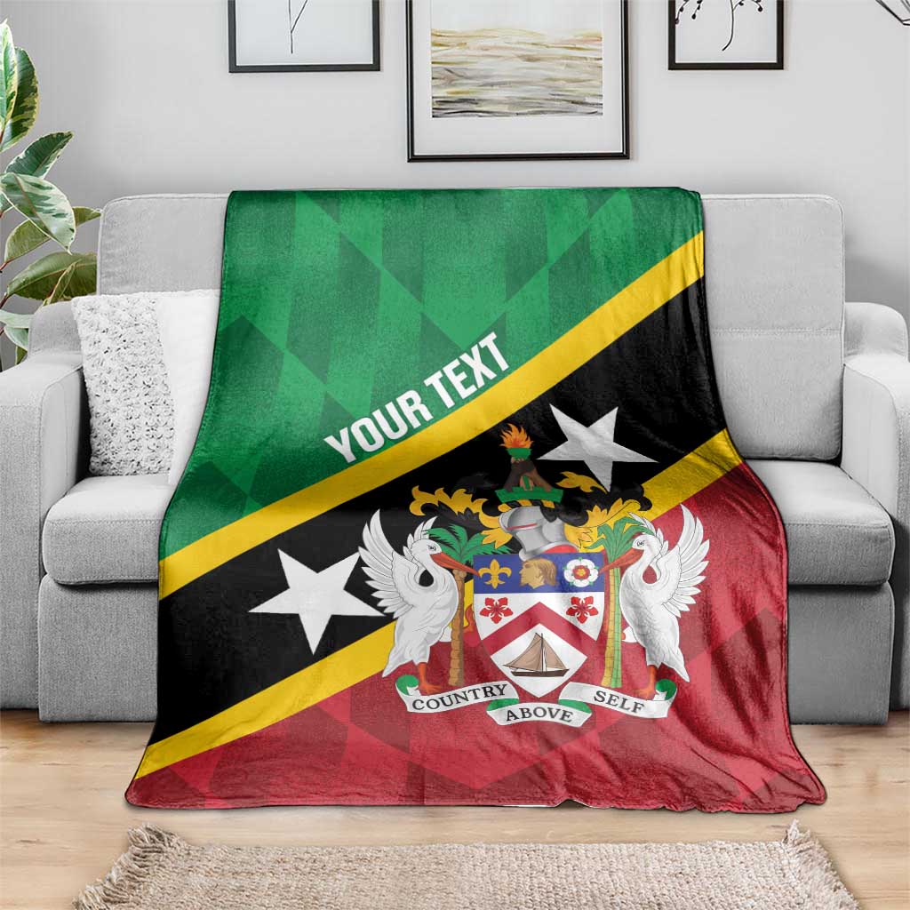 Custom Saint Kitts and Nevis Cricket Blanket Go Champions Patriots