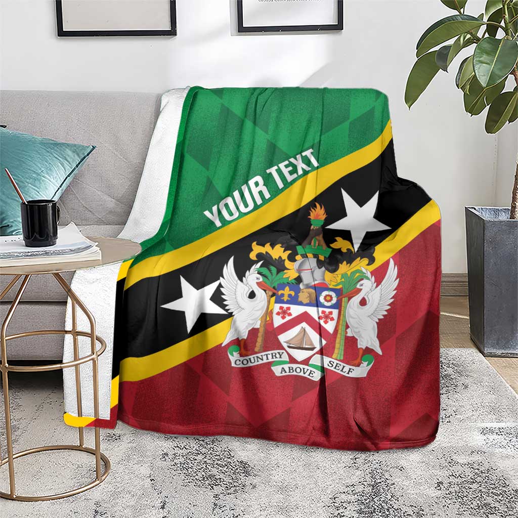 Custom Saint Kitts and Nevis Cricket Blanket Go Champions Patriots