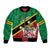 Custom Saint Kitts and Nevis Cricket Bomber Jacket Go Champions Patriots
