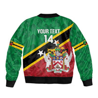 Custom Saint Kitts and Nevis Cricket Bomber Jacket Go Champions Patriots
