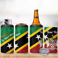 Custom Saint Kitts and Nevis Cricket 4 in 1 Can Cooler Tumbler Go Champions Patriots