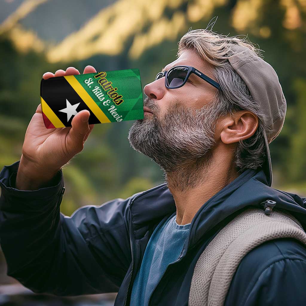 Custom Saint Kitts and Nevis Cricket 4 in 1 Can Cooler Tumbler Go Champions Patriots