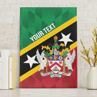Custom Saint Kitts and Nevis Cricket Canvas Wall Art Go Champions Patriots