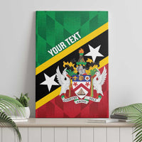 Custom Saint Kitts and Nevis Cricket Canvas Wall Art Go Champions Patriots