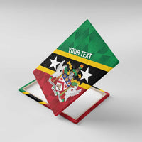 Custom Saint Kitts and Nevis Cricket Canvas Wall Art Go Champions Patriots