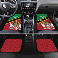 Custom Saint Kitts and Nevis Cricket Car Mats Go Champions Patriots