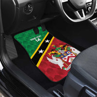 Custom Saint Kitts and Nevis Cricket Car Mats Go Champions Patriots