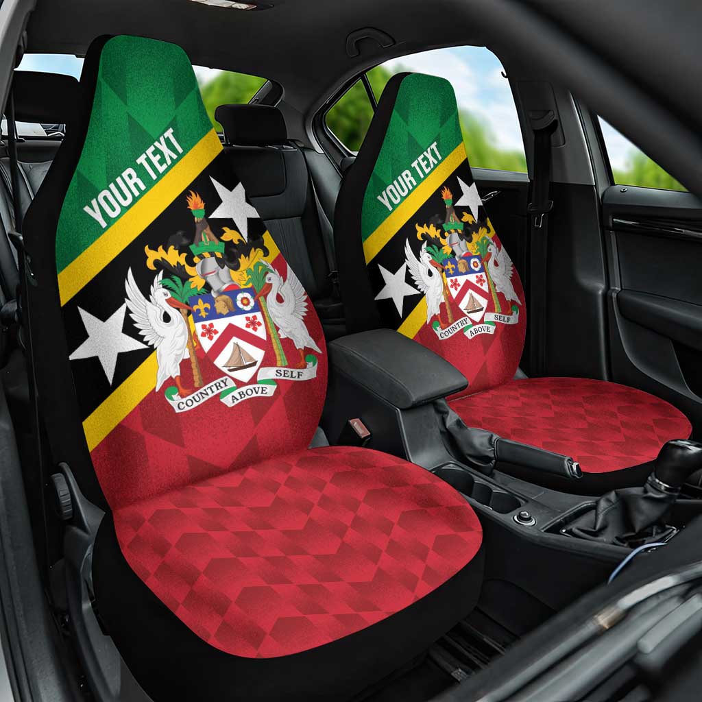 Custom Saint Kitts and Nevis Cricket Car Seat Cover Go Champions Patriots