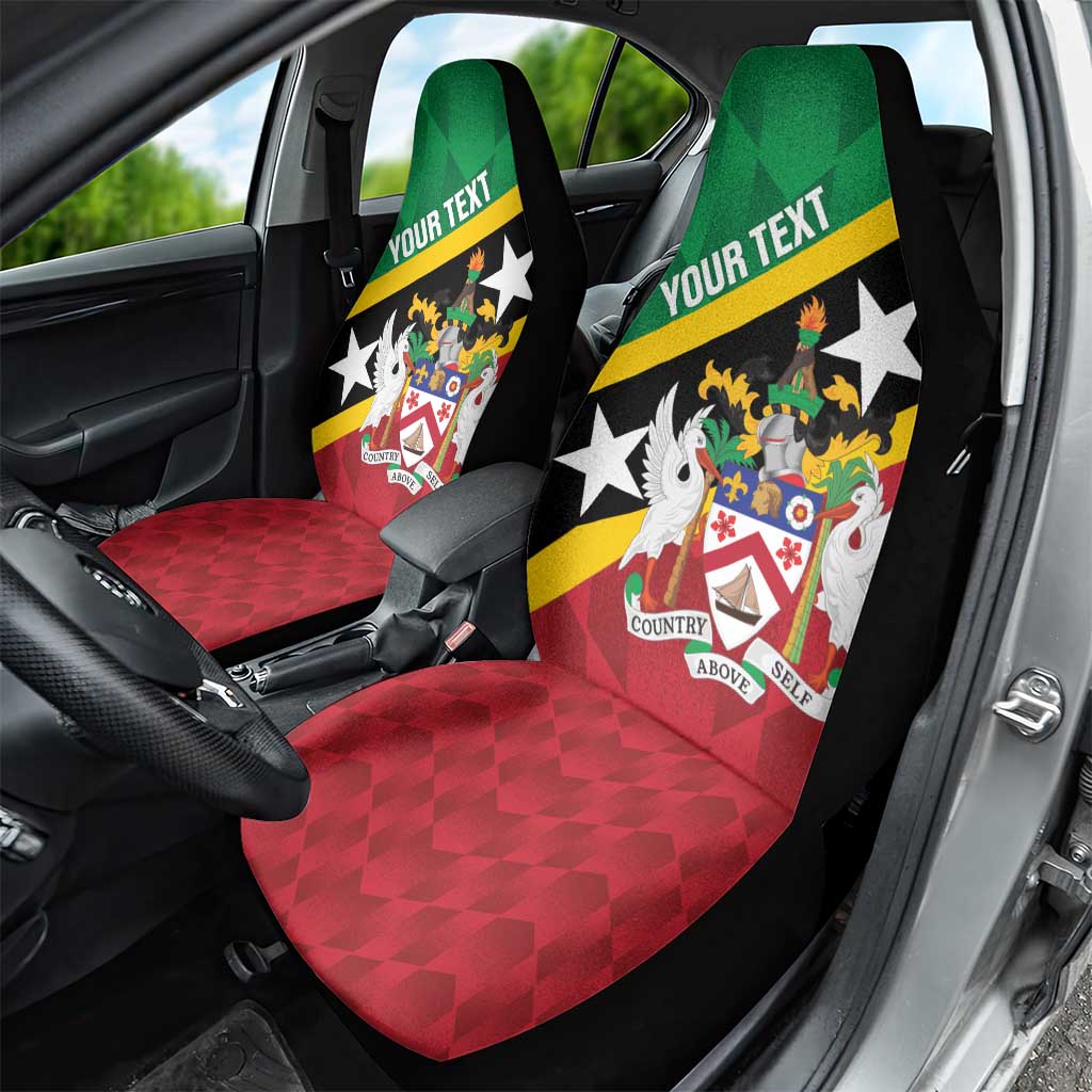 Custom Saint Kitts and Nevis Cricket Car Seat Cover Go Champions Patriots