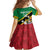 Custom Saint Kitts and Nevis Cricket Family Matching Long Sleeve Bodycon Dress and Hawaiian Shirt Go Champions Patriots