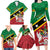 Custom Saint Kitts and Nevis Cricket Family Matching Long Sleeve Bodycon Dress and Hawaiian Shirt Go Champions Patriots