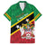 Custom Saint Kitts and Nevis Cricket Family Matching Long Sleeve Bodycon Dress and Hawaiian Shirt Go Champions Patriots