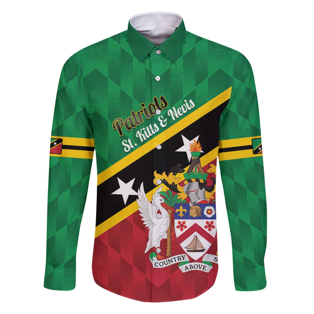 Custom Saint Kitts and Nevis Cricket Family Matching Long Sleeve Bodycon Dress and Hawaiian Shirt Go Champions Patriots