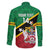 Custom Saint Kitts and Nevis Cricket Family Matching Long Sleeve Bodycon Dress and Hawaiian Shirt Go Champions Patriots