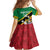 Custom Saint Kitts and Nevis Cricket Family Matching Puletasi and Hawaiian Shirt Go Champions Patriots