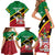 Custom Saint Kitts and Nevis Cricket Family Matching Short Sleeve Bodycon Dress and Hawaiian Shirt Go Champions Patriots