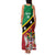 Custom Saint Kitts and Nevis Cricket Family Matching Tank Maxi Dress and Hawaiian Shirt Go Champions Patriots
