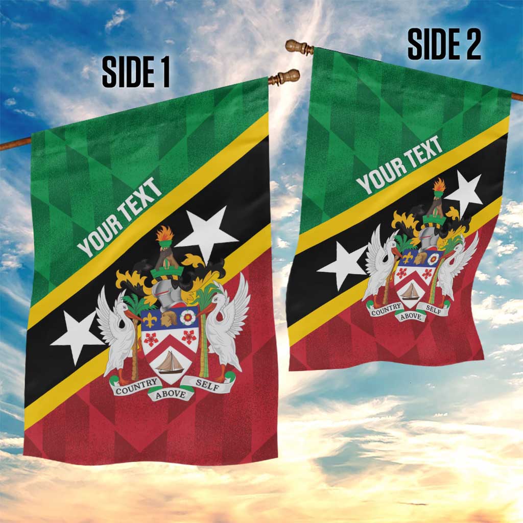 Custom Saint Kitts and Nevis Cricket Garden Flag Go Champions Patriots
