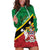 Custom Saint Kitts and Nevis Cricket Hoodie Dress Go Champions Patriots
