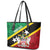 Custom Saint Kitts and Nevis Cricket Leather Tote Bag Go Champions Patriots