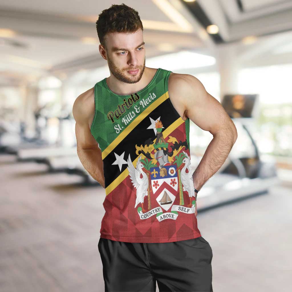 Custom Saint Kitts and Nevis Cricket Men Tank Top Go Champions Patriots