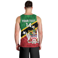Custom Saint Kitts and Nevis Cricket Men Tank Top Go Champions Patriots