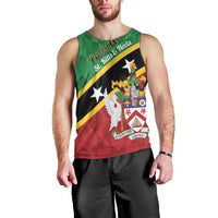 Custom Saint Kitts and Nevis Cricket Men Tank Top Go Champions Patriots