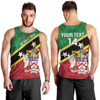 Custom Saint Kitts and Nevis Cricket Men Tank Top Go Champions Patriots