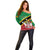 Custom Saint Kitts and Nevis Cricket Off Shoulder Sweater Go Champions Patriots